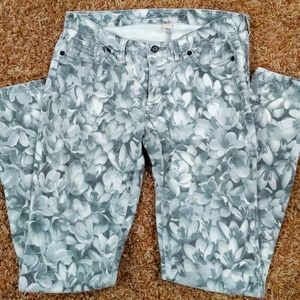 Jeans Michael kors, size 2, flower print, skinny leg